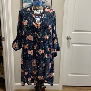 Torrid high/low tunic, Sz 2